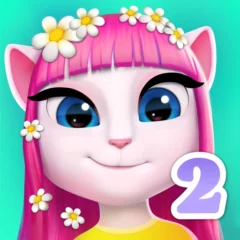 تنزيل لعبة صديقتي أنجيلا المتكلمة My Talking Angela 2 مهكرة  Apk للاندرويد اخر اصدار 2024 مجاناً