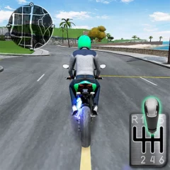 تحميل لعبة Moto Traffic Race 2 مهكرة Apk للاندرويد اخر اصدار 2024 مجانا