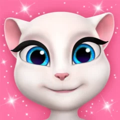 تنزيل لعبة صديقتي أنجيلا My Talking Angela مهكرة Apk للاندرويد اخر اصدار 2024 مجاناً